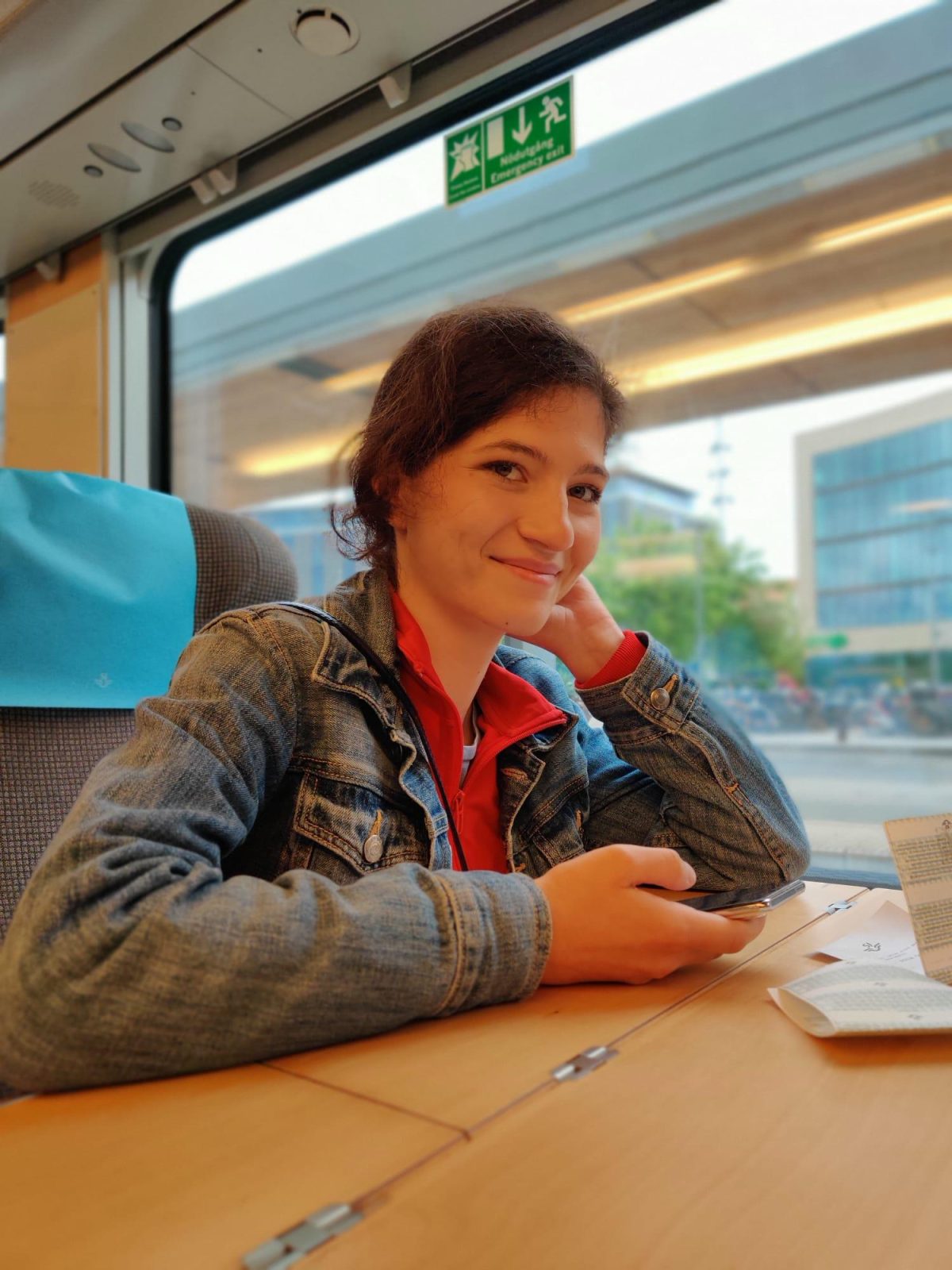 Maria Codreanu, fotografiată pentru interviul Echo Kids